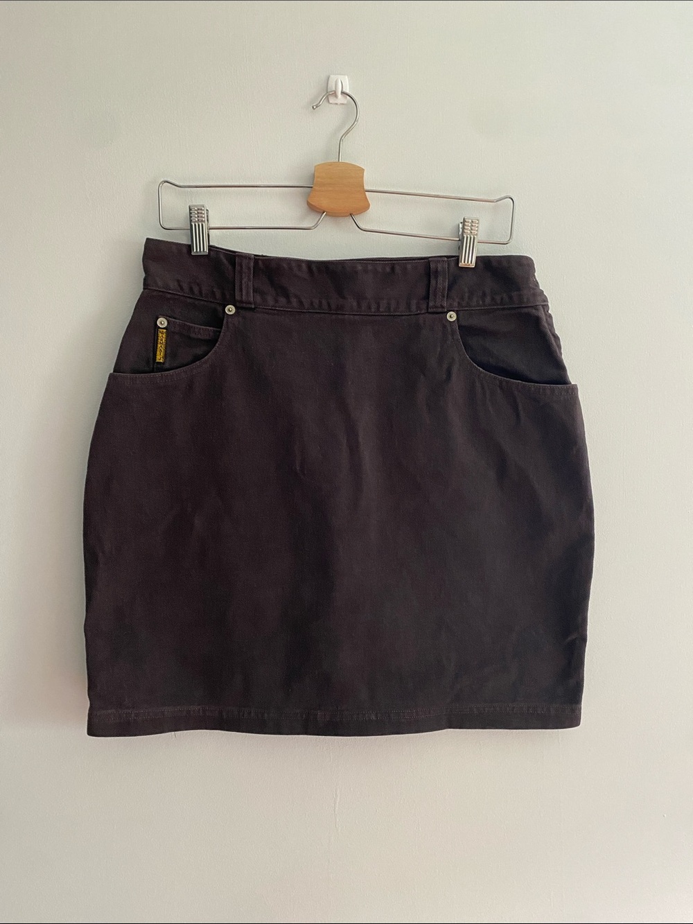 Armani Jeans Vintage 90s Denim Mini Skirt